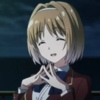 Стикер Classroom of the Elite // @ZoldyckStickers - 5