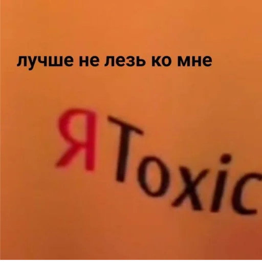 Sticker Ты типо токсек - 2