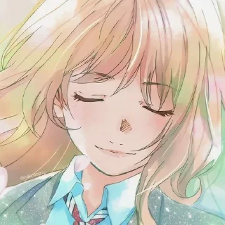 Sticker Твоя апрельская ложь @anime_stickerr - 6