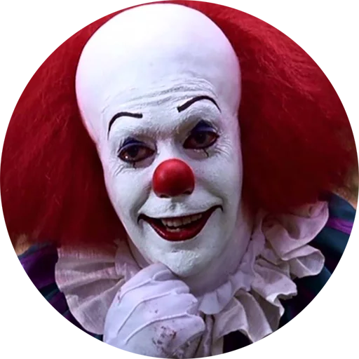 клоун губа маска