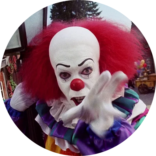 клоун мультфильм