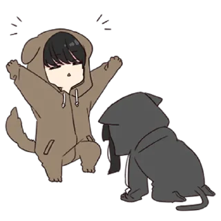 Стикер Юрудура-кун ч.2 @nyasticks - 4