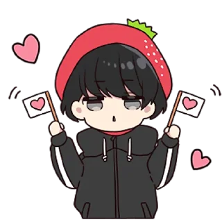 Стикер Юрудура-кун ч.3 @nyasticks - 4