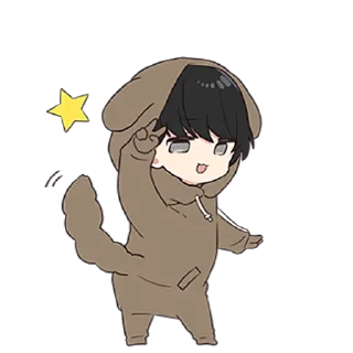 Стикер Юрудура-кун ч.5 @nyasticks - 9