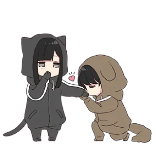 Стикер Юрудура-кун ч.5 @nyasticks - 1