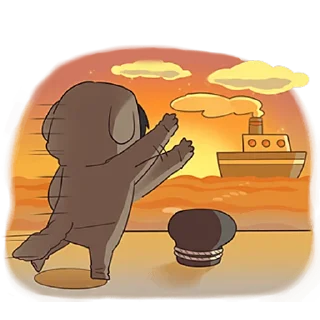 Стикер Юрудура-кун ч.5 @nyasticks - 7