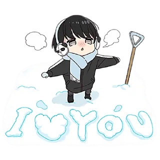 Стикер Юрудура-кун ч.6 @nyasticks - 9