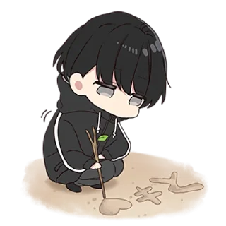 Стикер Юрудура-кун ч.6 @nyasticks - 11