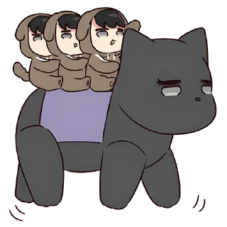 Стикер Юрудура-кун (BIG) @nyasticks - 6