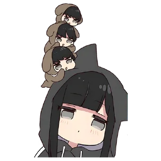 Стикер Юрудура-кун (BIG) @nyasticks - 2