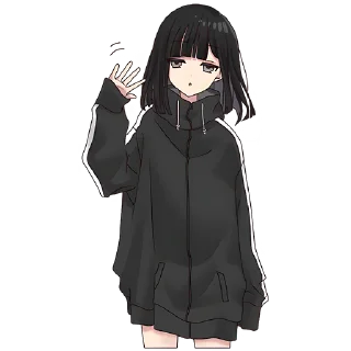 Sticker Юрудура-тян [BIG] @Nyasticks - 6