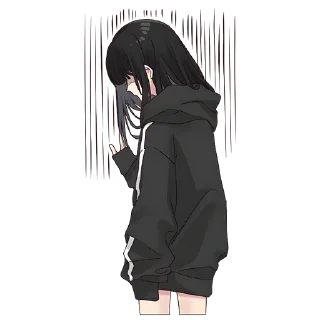 Sticker Юрудура-тян [BIG] @Nyasticks - 9