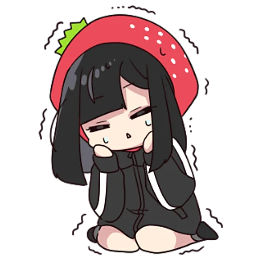 Стикер Юрудура-тян ч.3 @nyasticks - 9