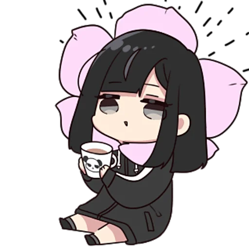 Стикер Юрудура-тян ч.3 @nyasticks - 8