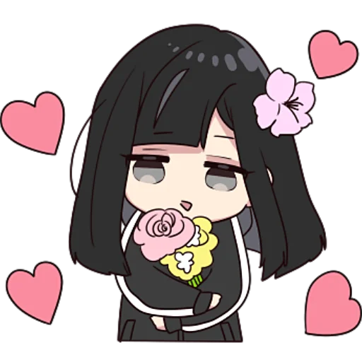 Стикер Юрудура-тян ч.3 @nyasticks - 5