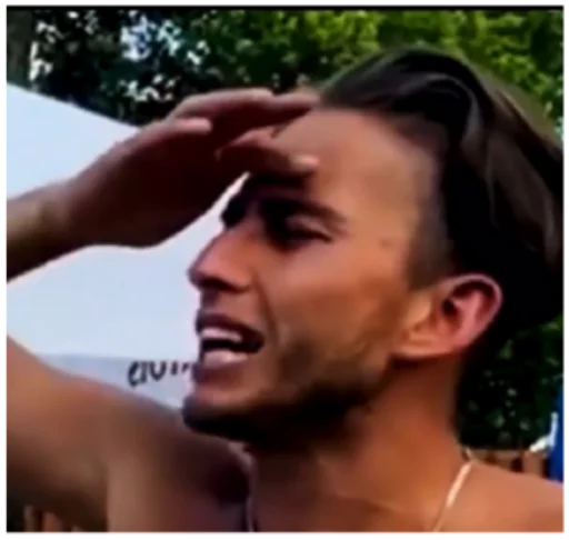 Человек человеческое лицо на открытом воздухе