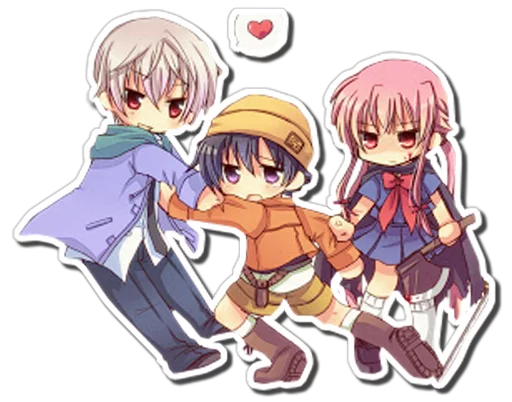 Sticker Yuno gasai [รקร] - 6