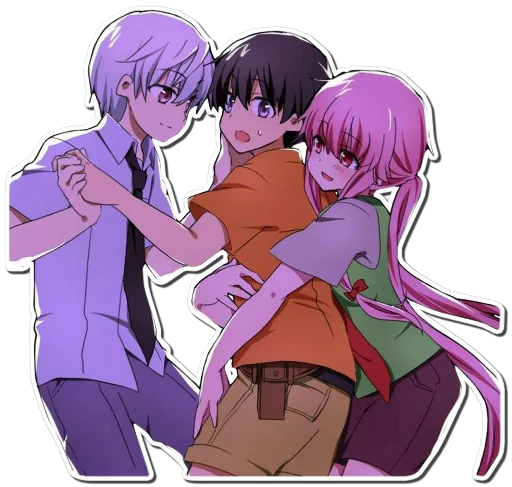 Sticker Yuno gasai [รקร] - 3