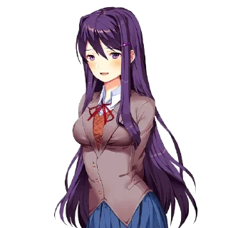 Sticker Yuri Doki Doki literature club - 8