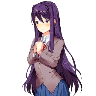 Sticker Yuri Doki Doki literature club - 11