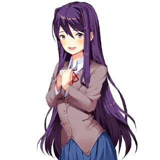 Sticker Yuri Doki Doki literature club - 6