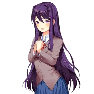 Sticker Yuri Doki Doki literature club - 0