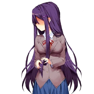 Sticker Yuri Doki Doki literature club - 9