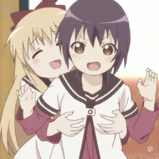 Стикер Yuru_Yuri[@Aquakva] - 11