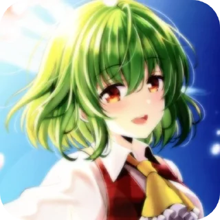 Стикер Yuuka Kazami - 6