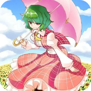 Стикер Yuuka Kazami - 9