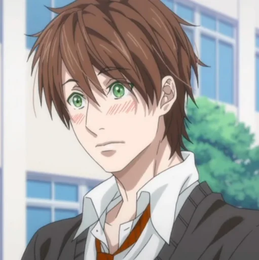 anime cartoon human face