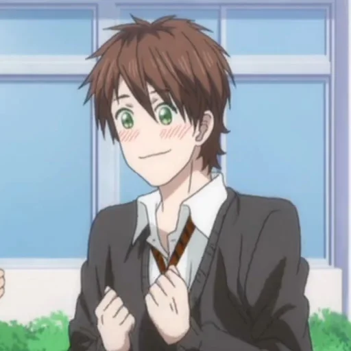 anime cartoon human face