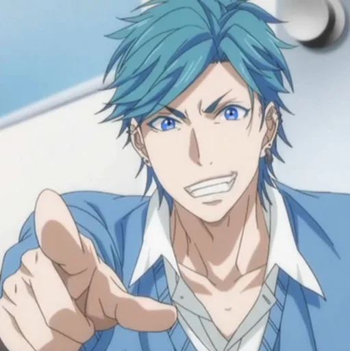 anime cartoon human face