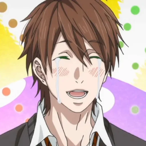 anime cartoon human face