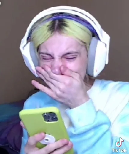 headphones human face person