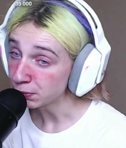 headphones human face headset