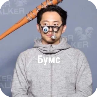 Стикер ЗЭ ВОЛКИНГ ДЭД НАМБЕР 4 ЧЕ БЯ - 8