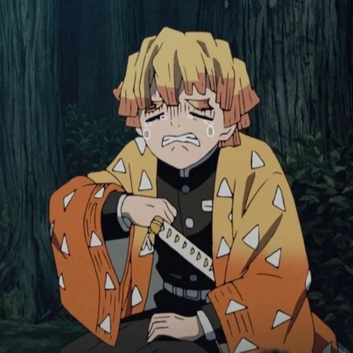 Стикер @stikeranimex zenitsu agatsuma :: @fStikBot - 9