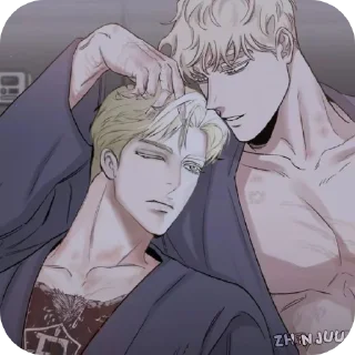 Sticker Женя и Цезарь - 3