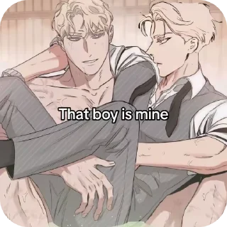 Sticker Женя и Цезарь - 9