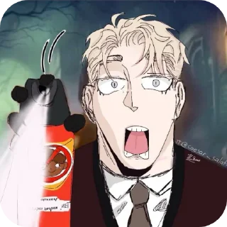 Sticker Женя и Цезарь - 10