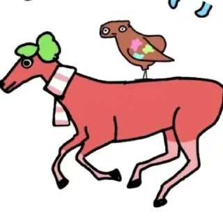 Sticker Животные денди ворлд - 4