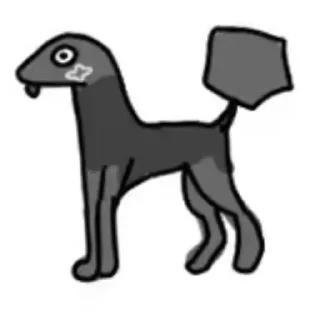 Sticker Животные денди ворлд - 7