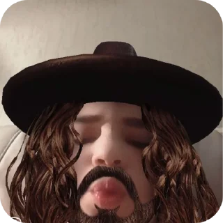 Sticker Жоскийрыгслонабыка - 1