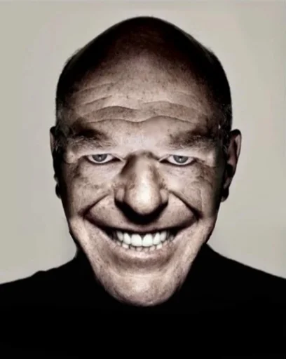 human face smile forehead