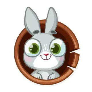 Стикер Зайка - 1