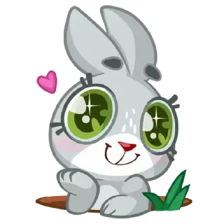 Стикер Зайка - 3