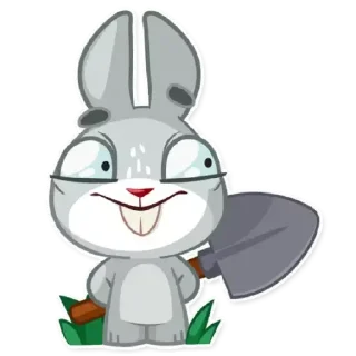 Стикер Зайка - 6