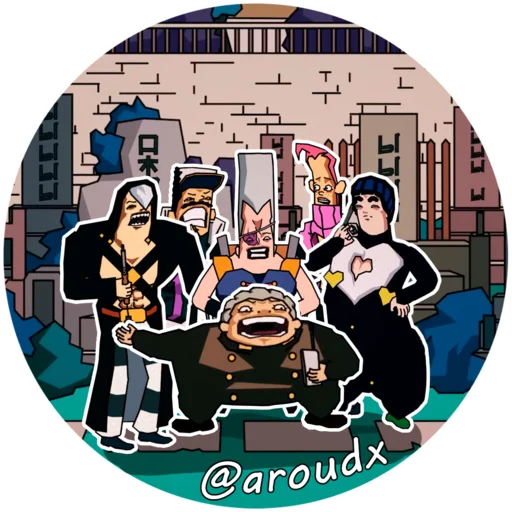 Sticker JoJo Багровый Кринж / Запомни меня - 6