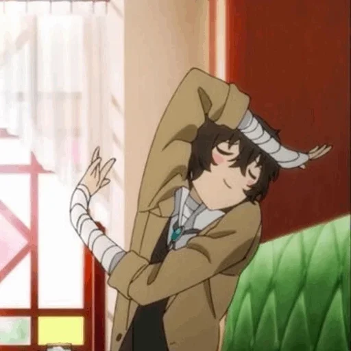 cartoon anime human face